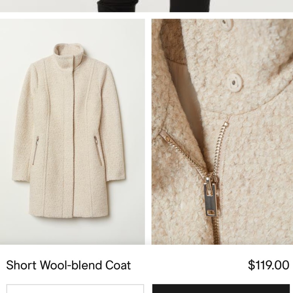 H&M wool coat
